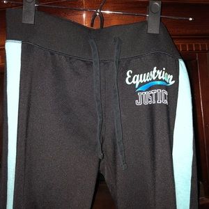 🔴Justice Equestrian Horse Joggers size 16 Girls